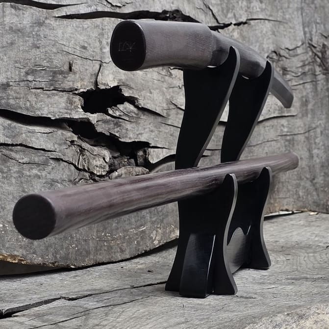 Підставка для меча Katana Bokken - натуральна деревина Robinia - 2 шари