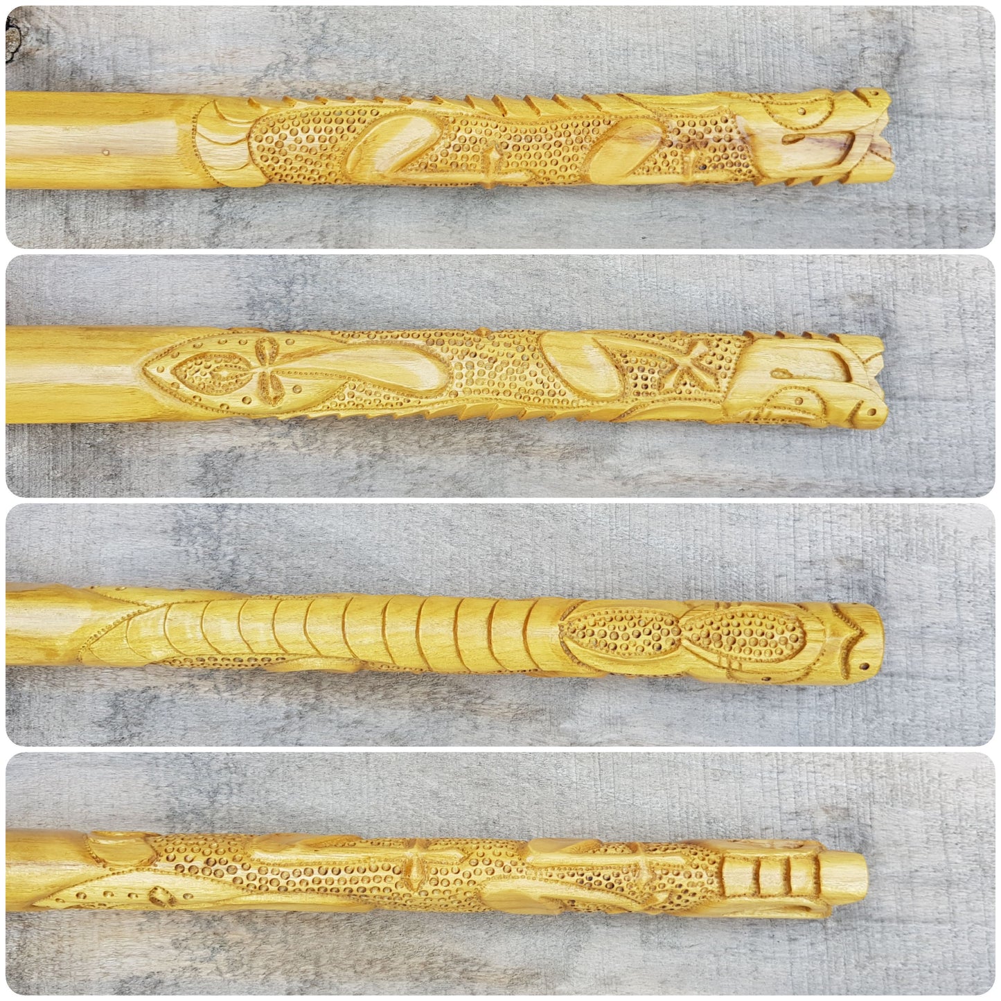 Bokken Deluxe Dragon 102 (40,1") см - Айкідо, Кендзюцу - Robinia Wood