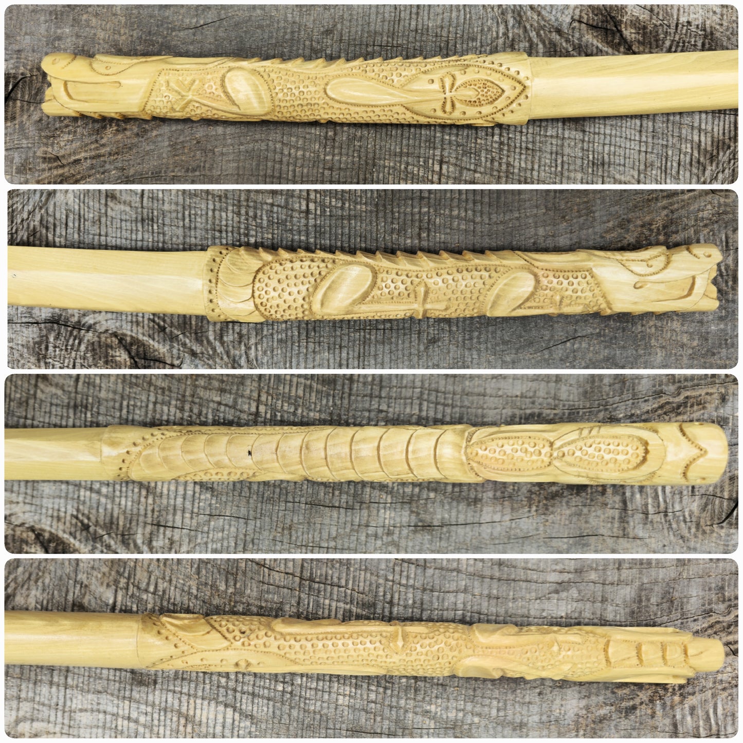Wooden Bokken Daito Deluxe Dragon 102 (40.1") cm - Aikido, Kenjutsu - European Hornbeam
