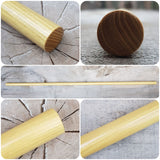 Hanbo stick jodo aikido kobudo 100 cm (39.3") - Robinia Wood