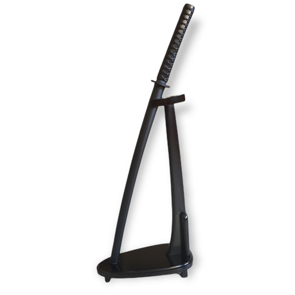 The floor stand holder for the sword katana iaito - Ash Black