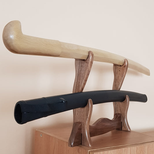 Wooden caucasian checker 93 cm (36.6") with plastic saya - Hornbeam wood