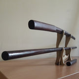 A set of wooden weapons for aikido - Bokken Daito 102 cm (40.1"), jo 128 cm (50.4"), tanto - European Ash
