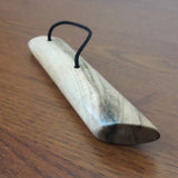 Wooden massage training stick yawara with sharp ends - Walnut