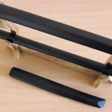 A set of wooden weapons for aikido - Bokken Bokuto 102 cm (40.1"), jo 128 cm (50.4"), tanto - Robinia Wood