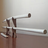 A set of wooden weapons for aikido - Bokken Bokuto 102 cm (40.1"), jo 128 cm (50.4"), tanto - European Hornbeam