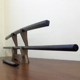 A set of wooden weapons for aikido - Bokken Bokuto 102 cm (40.1"), jo 128 cm (50.4"), tanto - European Hornbeam