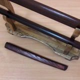 A set of wooden weapons for aikido - Bokken Bokuto 102 cm (40.1"), jo 128 cm (50.4"), tanto - European Ash