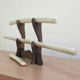 Set of wooden weapons for children Bokken 75 cm (29.5"), Jo 108 cm (42.5"), Tanto 29 cm (11.4") - European Hornbeam
