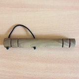 Wooden massage training stick yawara with blunt ends - Walnut