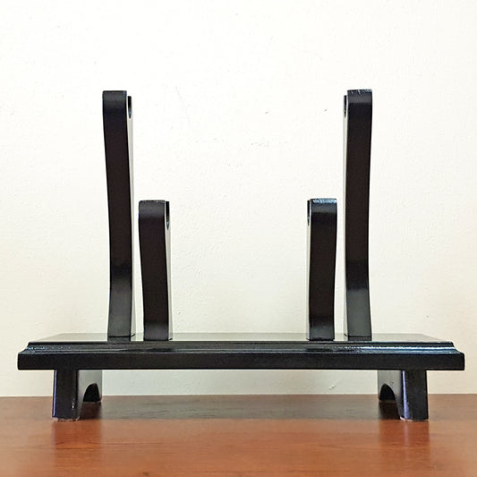 Wooden stand on the platform for weapons - 2 units (European Ash)