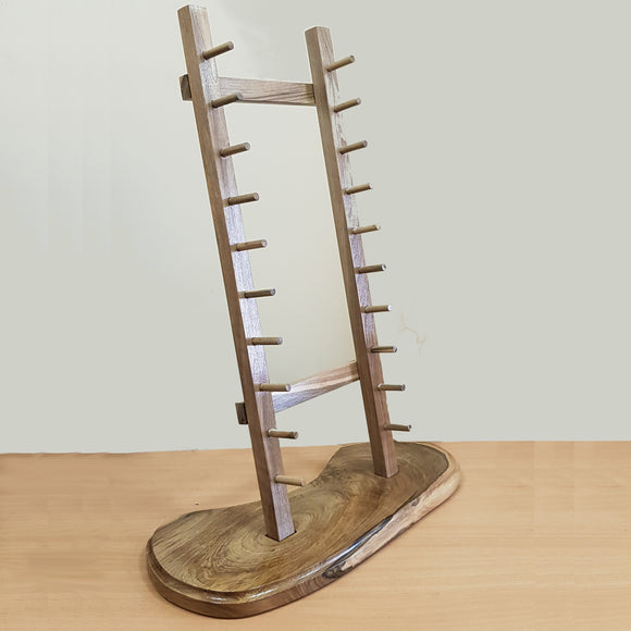 The Floor Stand for Knives - 10 Layer - Natural Wood (Walnut)