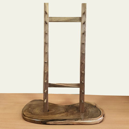 The Floor Stand for Knives - 10 Layer - Natural Wood (Walnut)