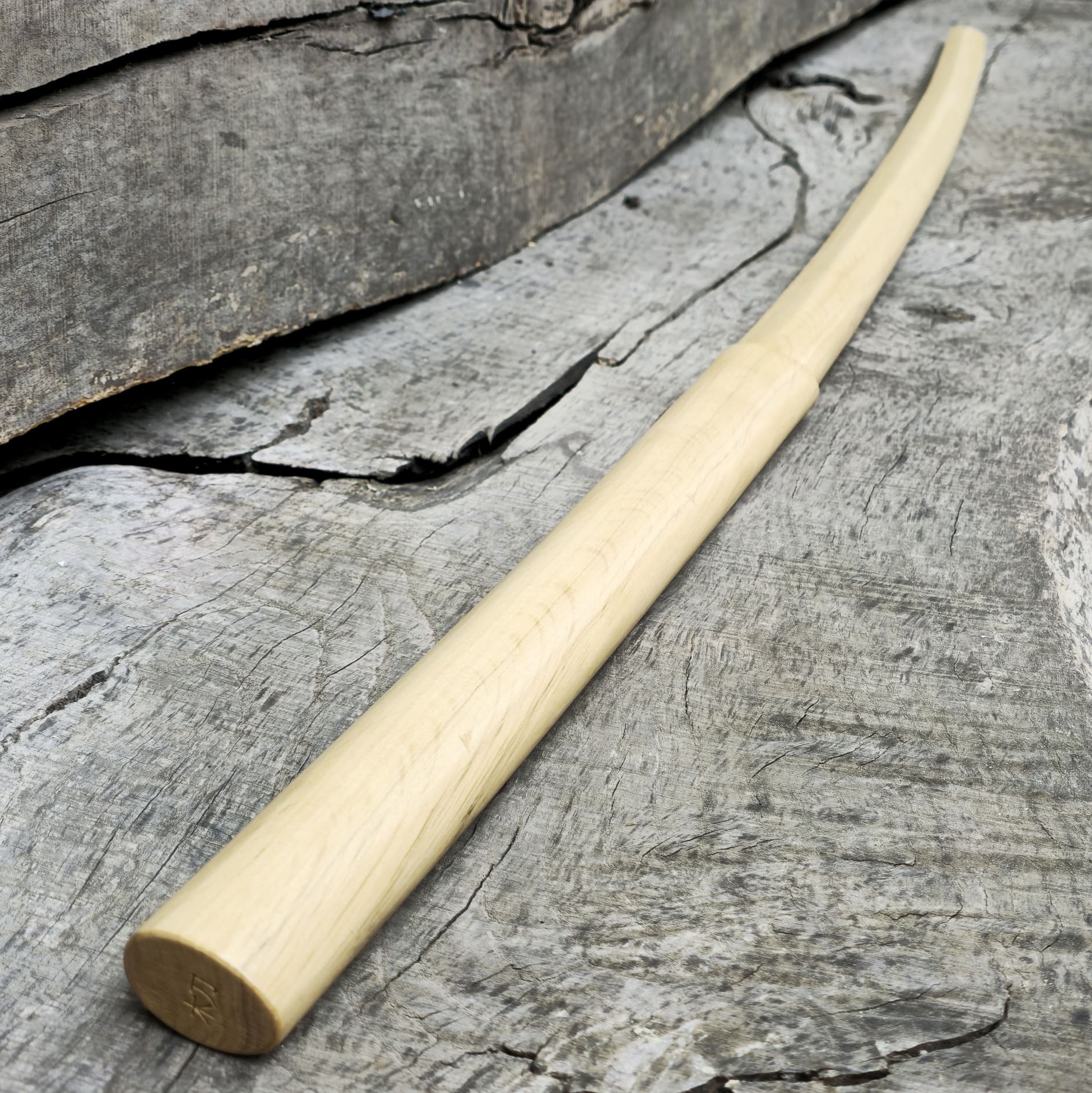 High-quality wooden bokken for martial arts training, crafted from durable wood with a smooth finish.