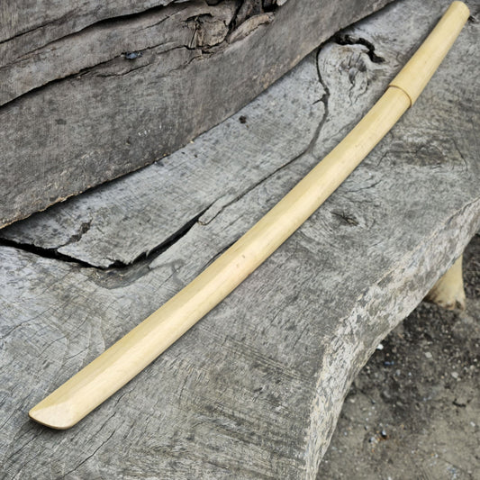High-quality wooden bokken for martial arts training, crafted from durable wood with a smooth finish.