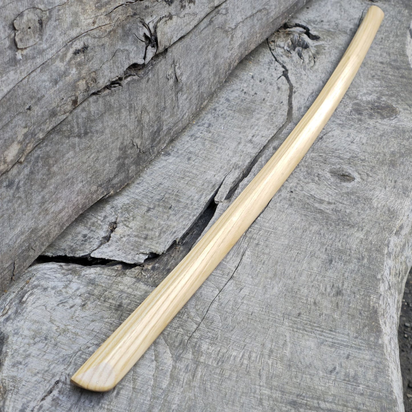 High-quality wooden bokken for martial arts training, crafted from durable wood with a smooth finish.