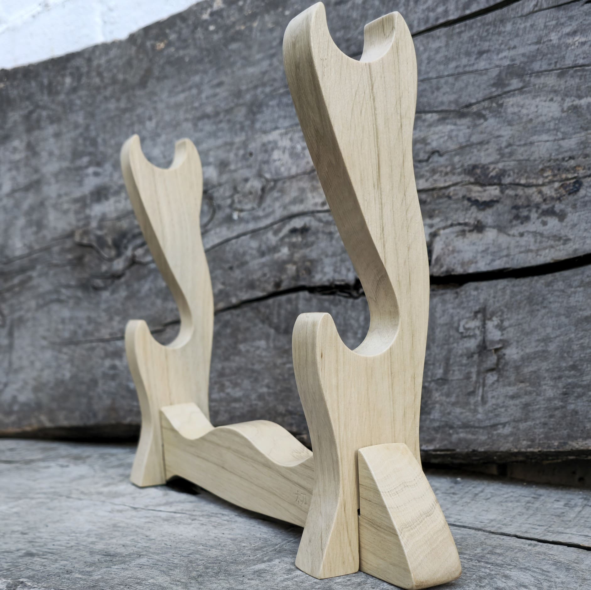 Premium wooden sword stand for katana, samurai, and collectible swords