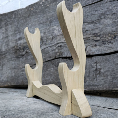 Premium wooden sword stand for katana, samurai, and collectible swords