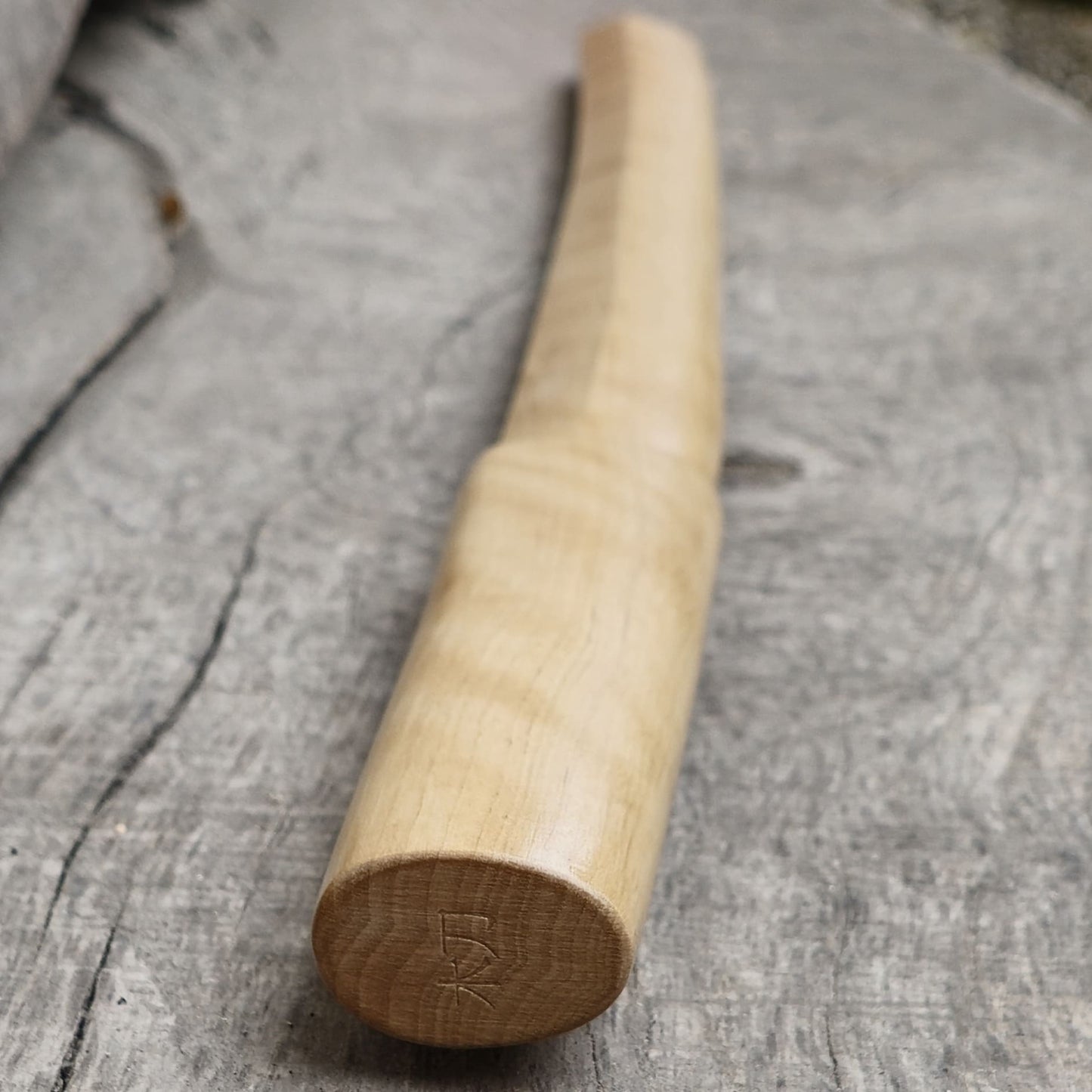 wooden short practice sword