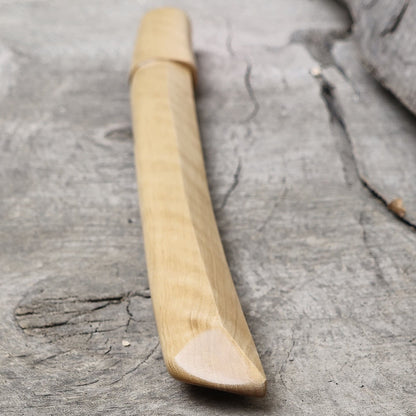 wooden short practice sword