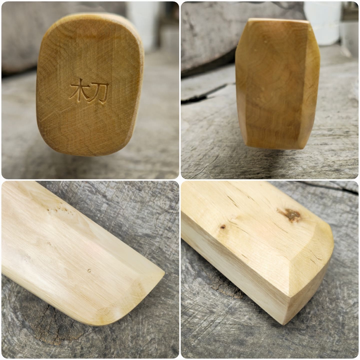 Heavy wooden suburito bokken for strength and technique training in kendo and aikido. Made from solid hardwood with a smooth, balanced design