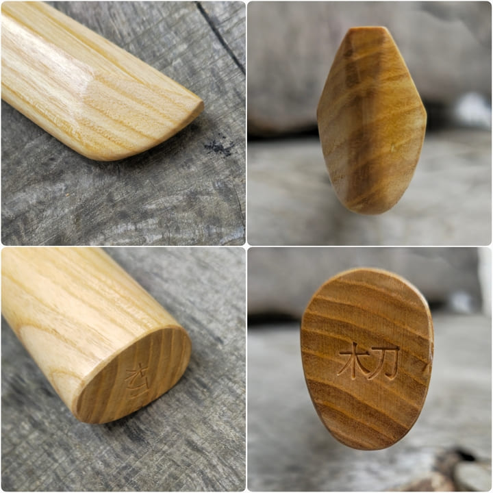 High-quality wooden bokken for martial arts training, crafted from durable wood with a smooth finish.