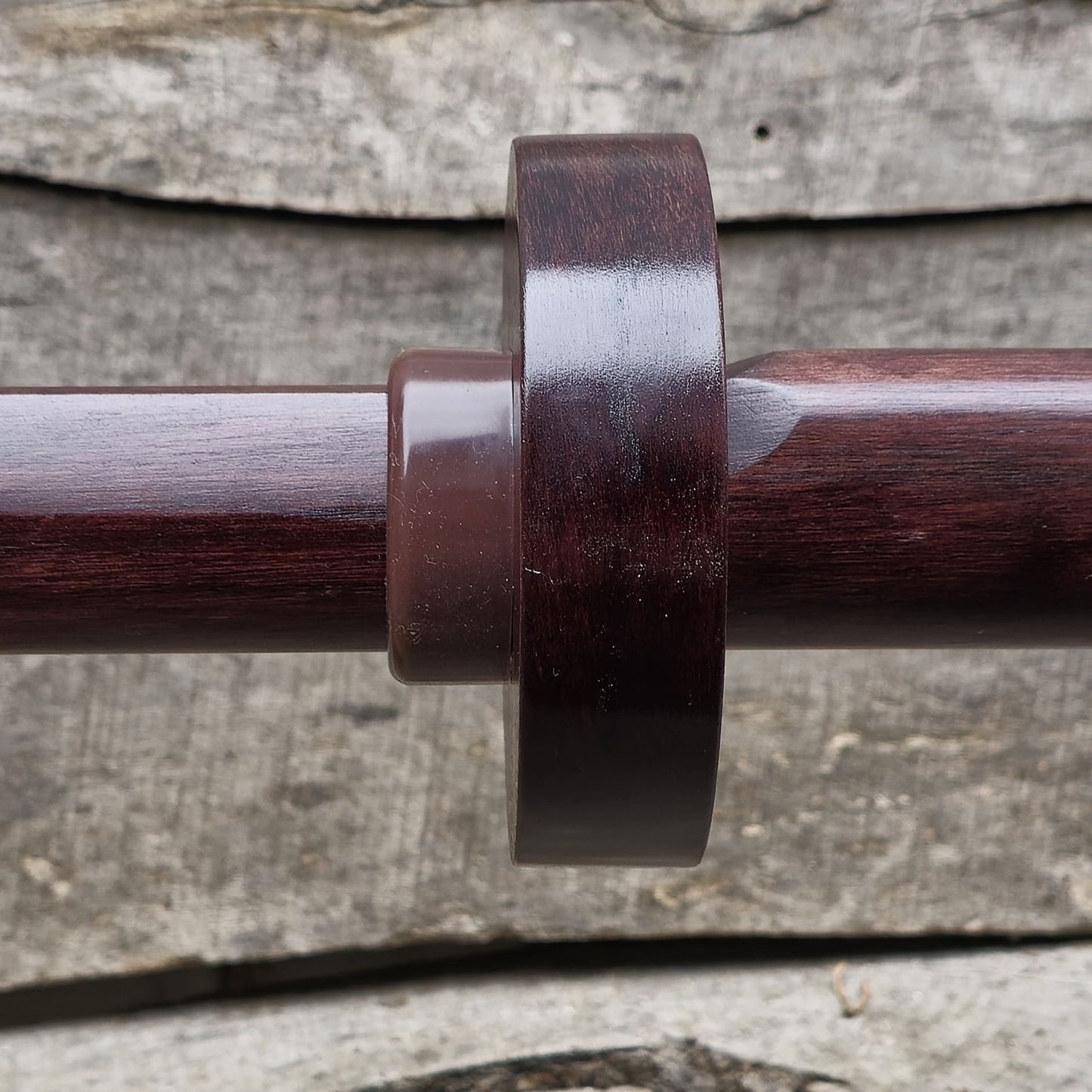 Wooden garda for practice sword and bokken, hands protector