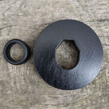 Wooden tsuba Kashima Shin Ryu