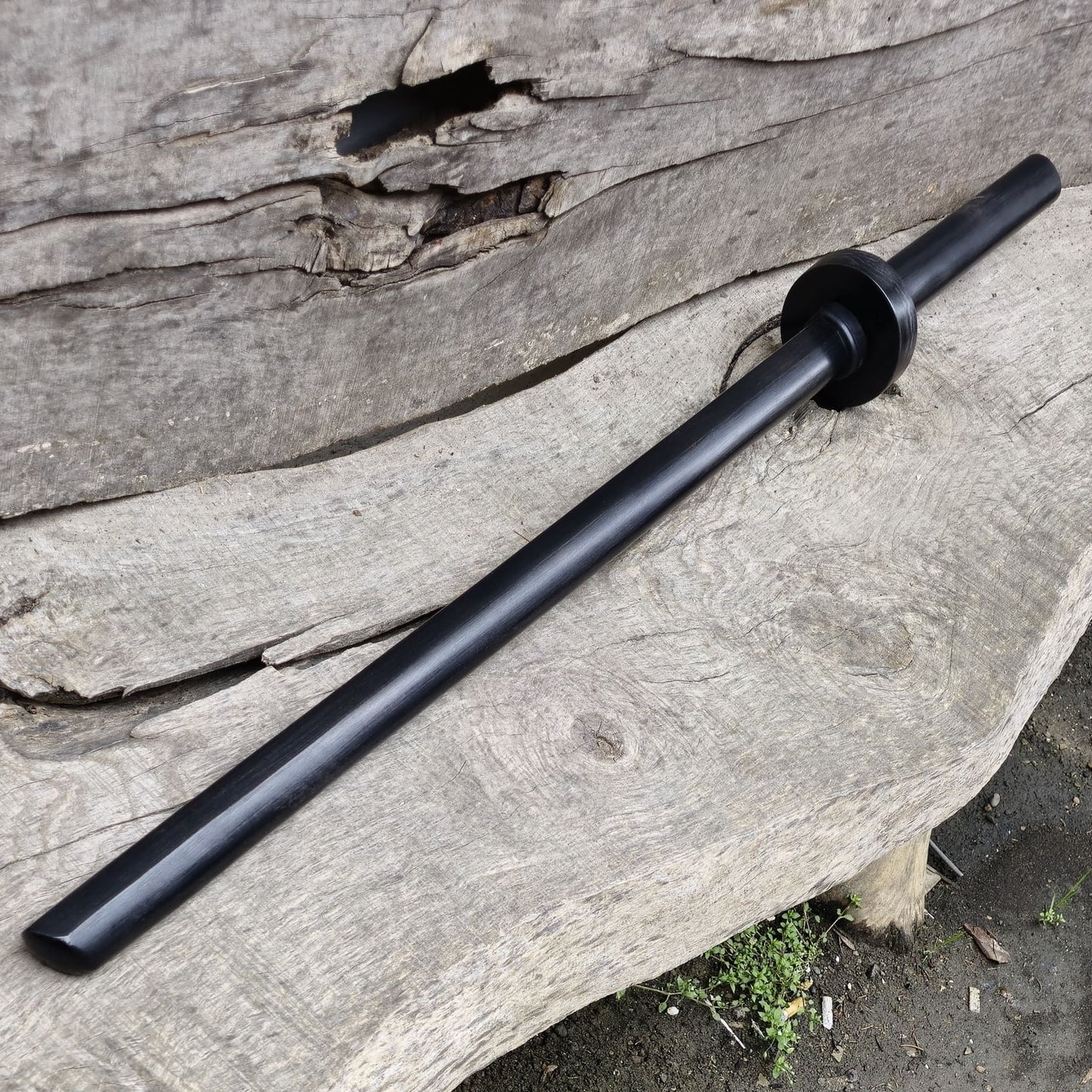 Handcrafted Kashima Shin Ryu wooden bokken for kendo, kenjutsu, and aikido practice.