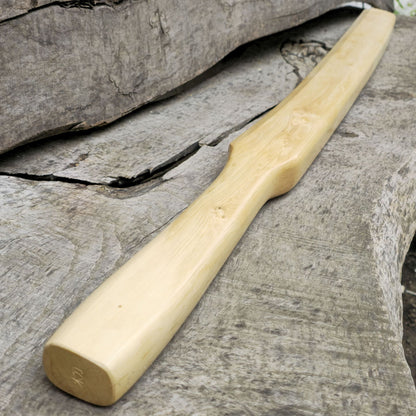 Heavy wooden suburito bokken for strength and technique training in kendo and aikido. Made from solid hardwood with a smooth, balanced design