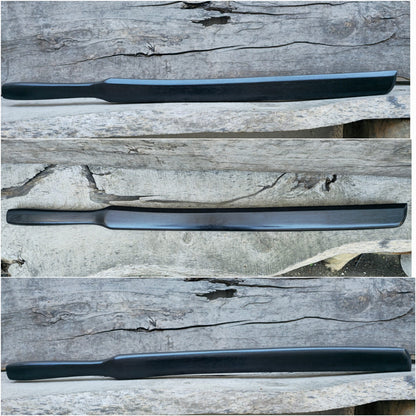 Heavy wooden suburito bokken for strength and technique training in kendo and aikido. Made from solid hardwood with a smooth, balanced design