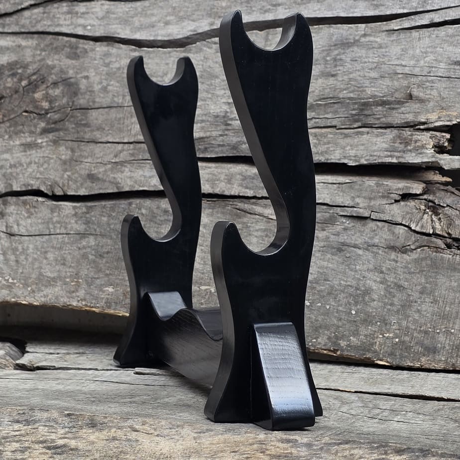 Підставка для меча Katana Bokken - натуральна деревина Robinia - 2 шари