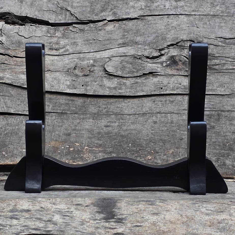 Підставка для меча Katana Bokken - натуральна деревина Robinia - 2 шари