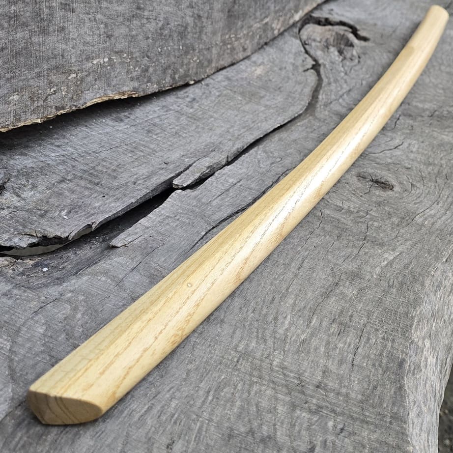 Practice wooden bokuto for Katori Shinto Ryu