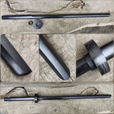 Handcrafted Kashima Shin Ryu wooden bokken for kendo, kenjutsu, and aikido practice.