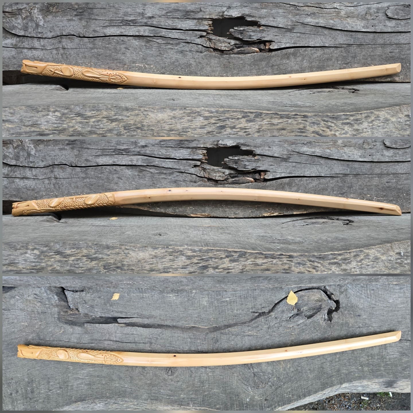 Bokken Deluxe Dragon 100 (39.4") cm - Aikido, Kenjutsu - Dogwood