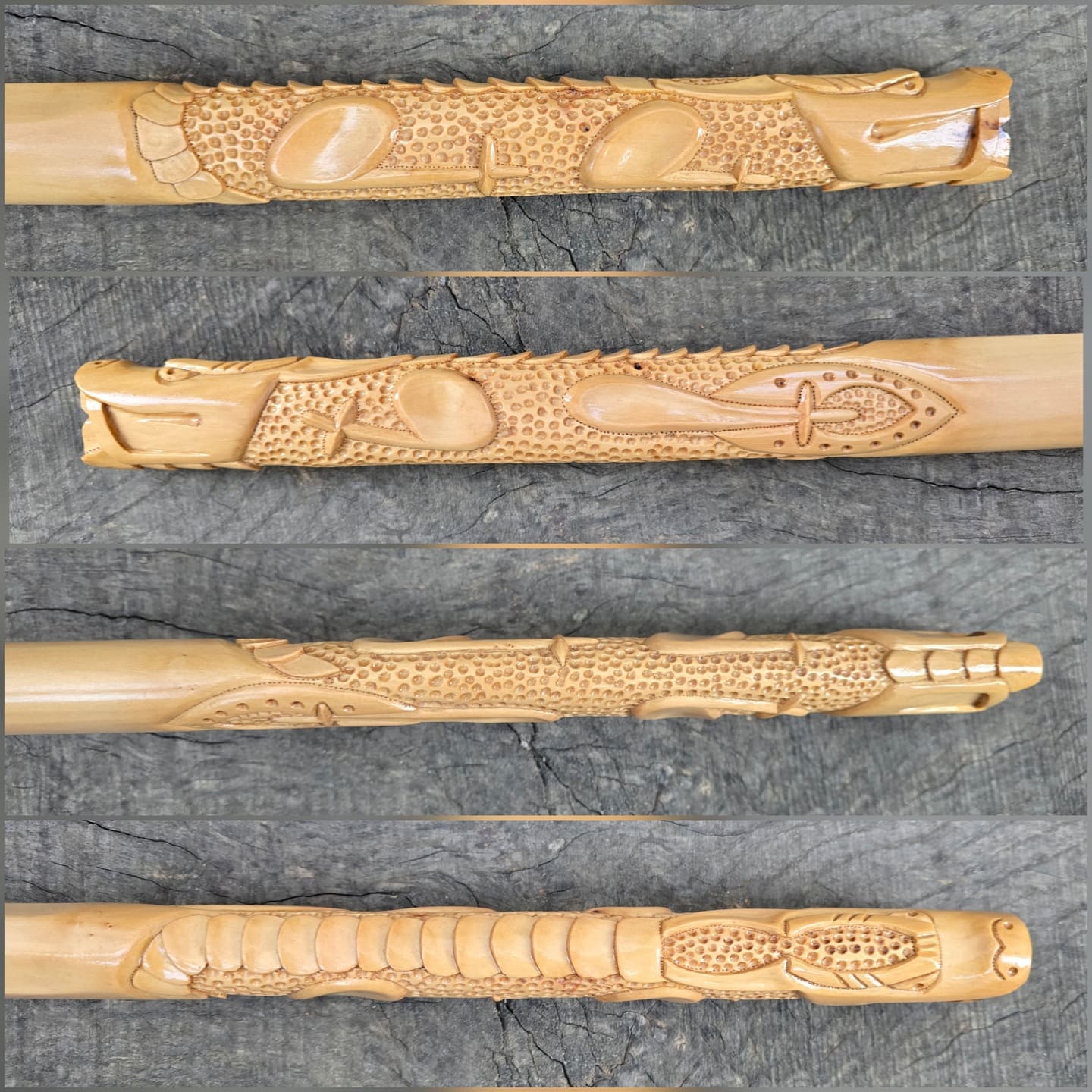 Bokken Deluxe Dragon 100 (39.4") cm - Aikido, Kenjutsu - Dogwood