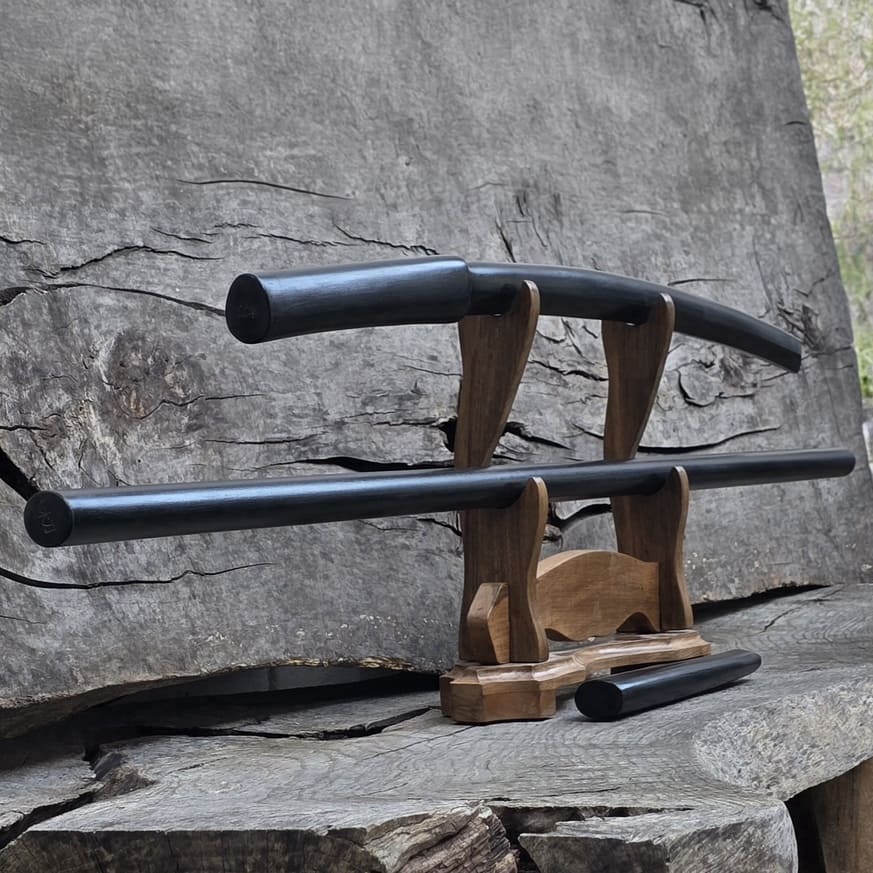 Wooden bokken, jo, tanto