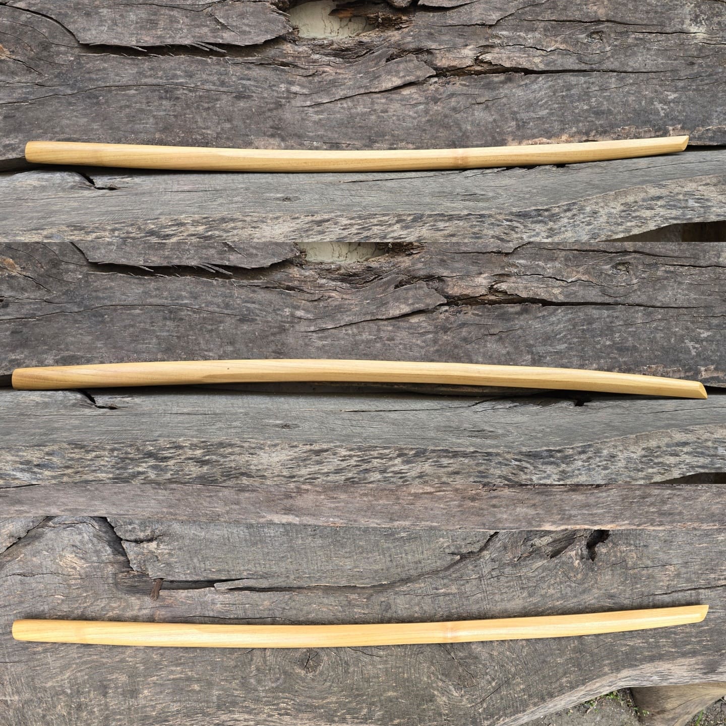 Niten Ichi Ryu Bokken 102 (40.1") - Aikido, Kendo - Robinia Wood