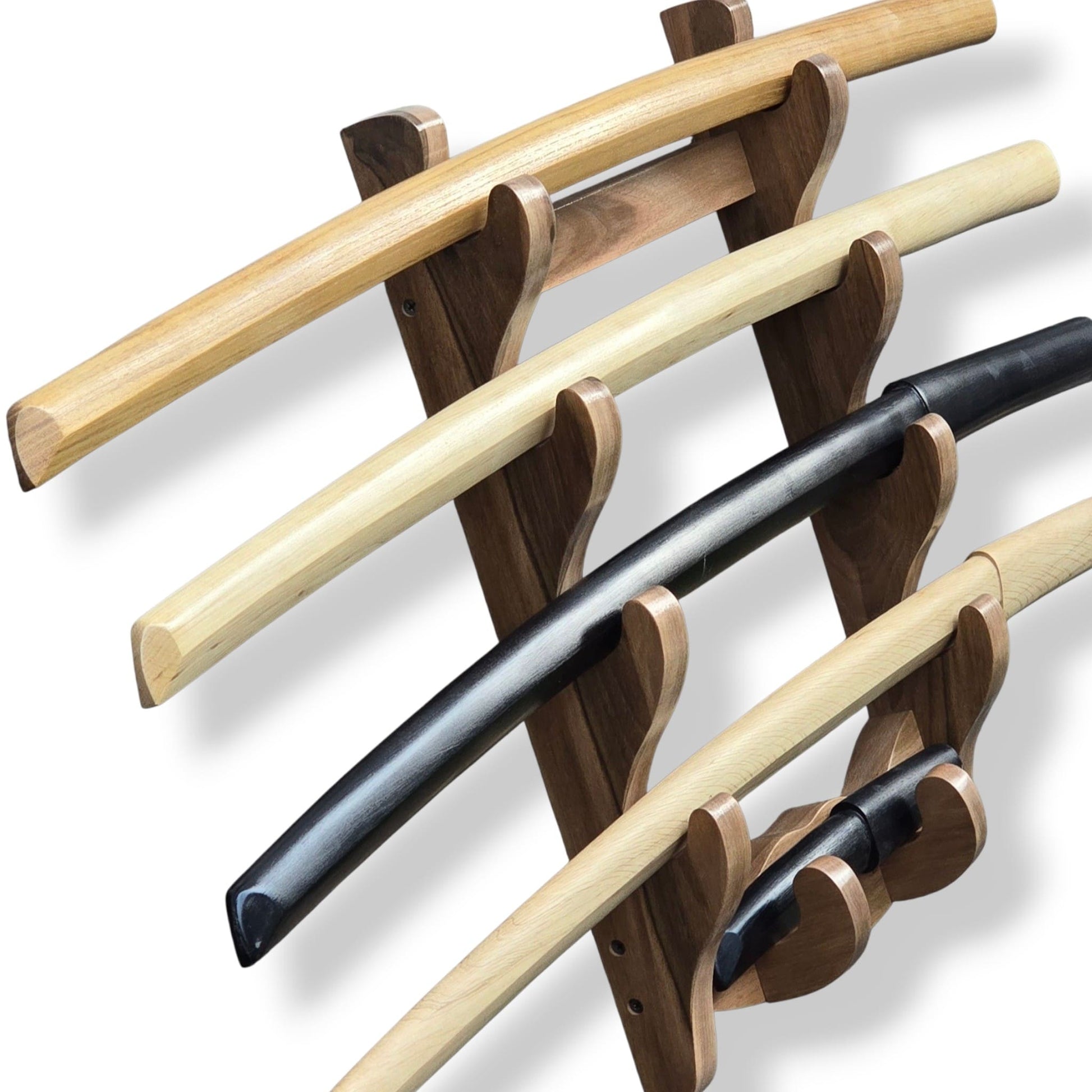 The Wall Rack for Swords with place for a Tanto 