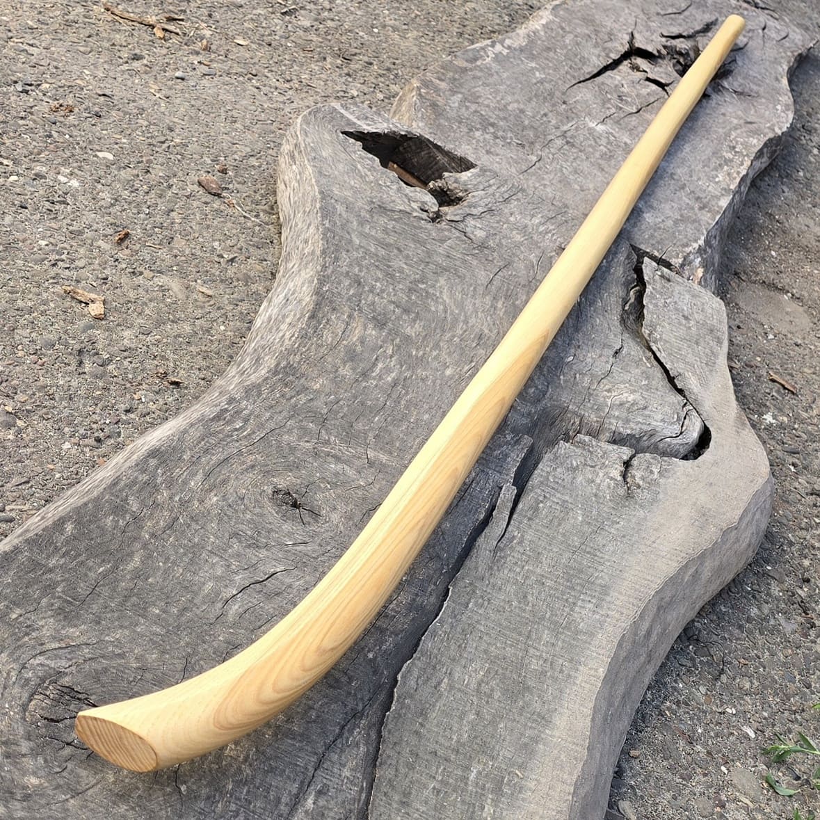 Wooden Naginata 214 cm (84") - European Ash