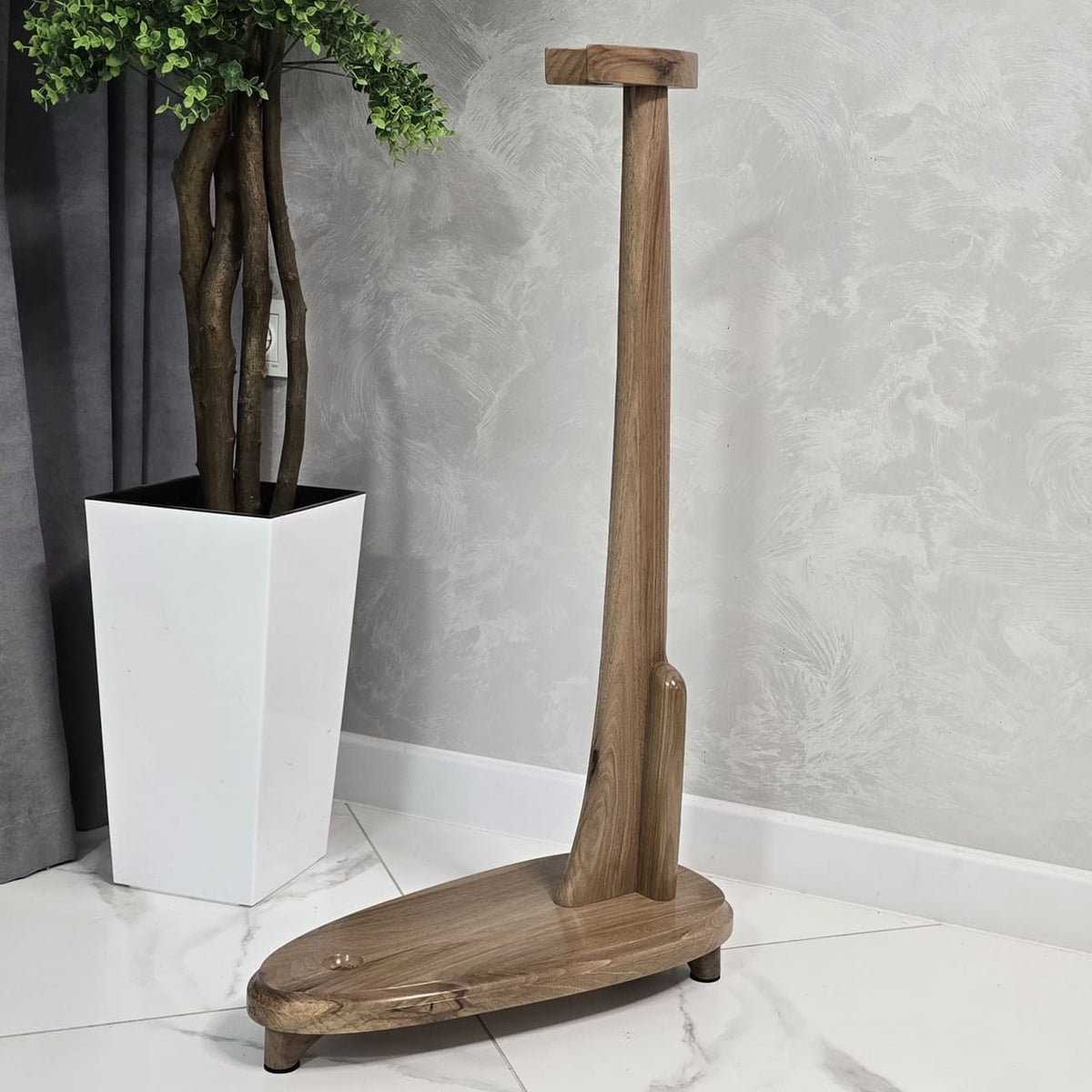Wooden rack in japanese style for katana from walnut