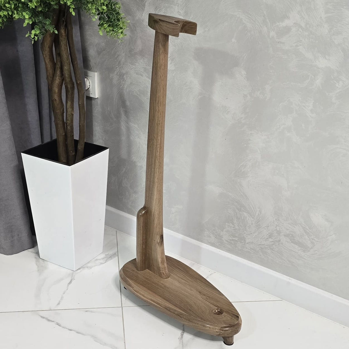 Wooden rack in japanese style for katana from walnut