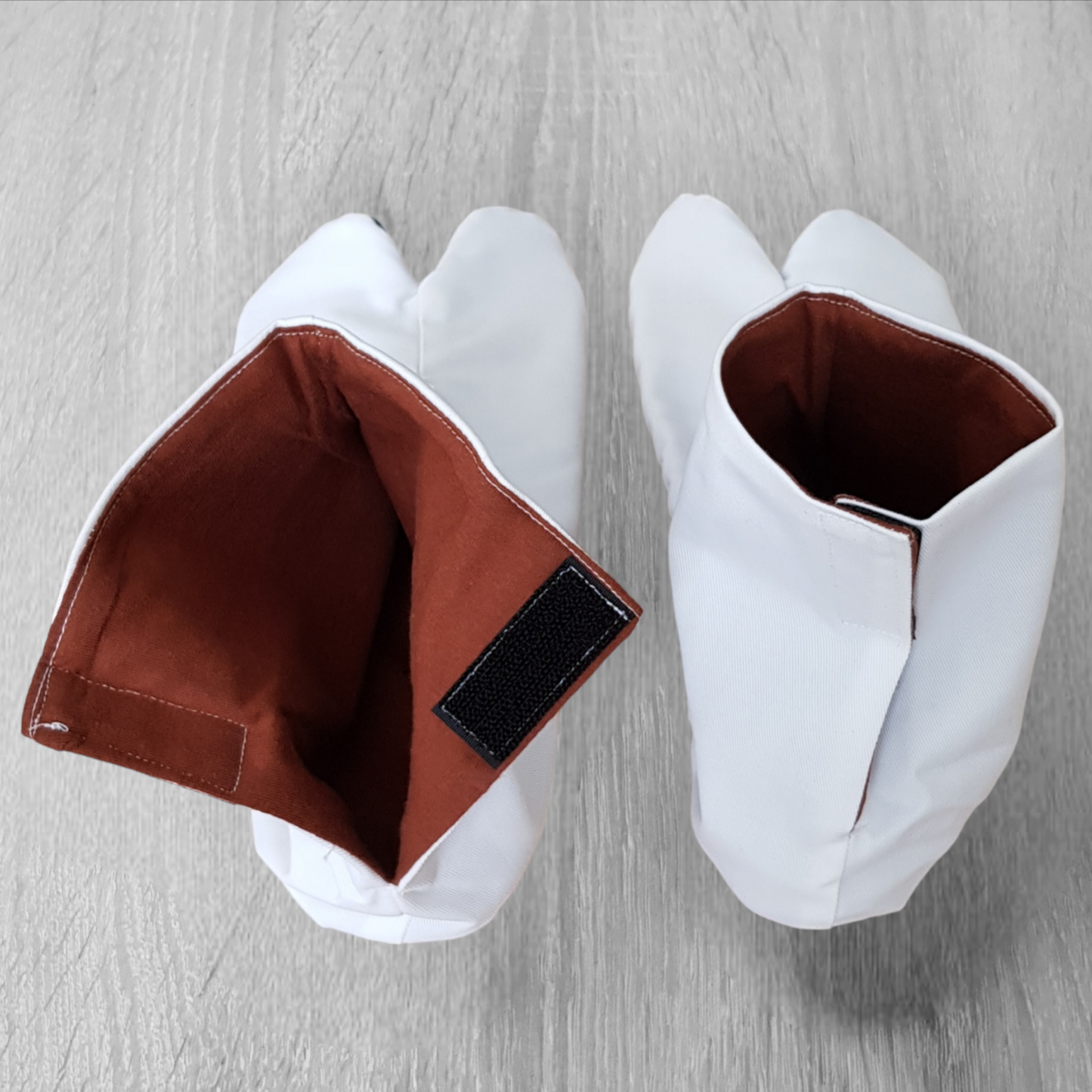 Split-toe tabi socks for kendo, aikido, and karate