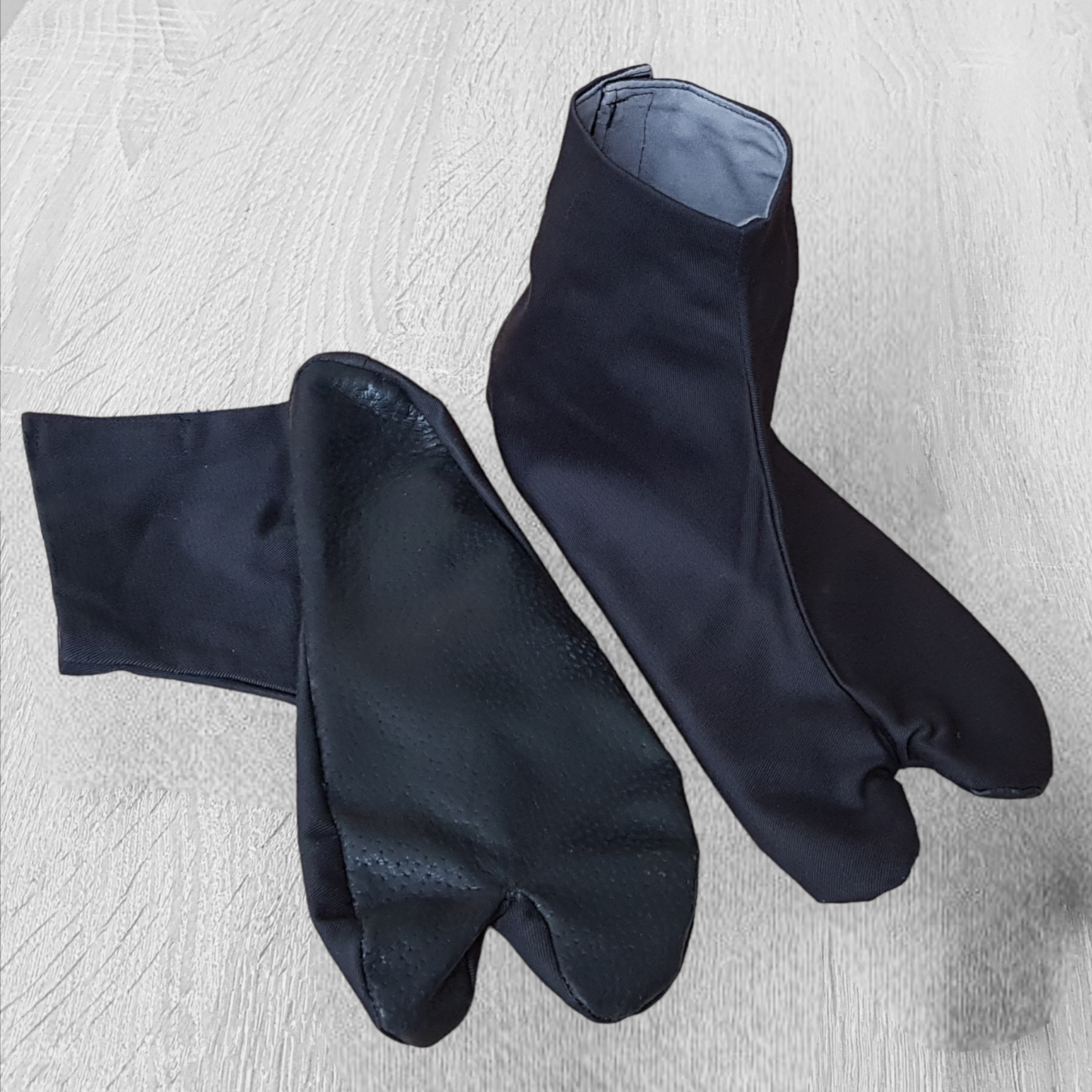 Split-toe tabi socks for kendo, aikido, and karate