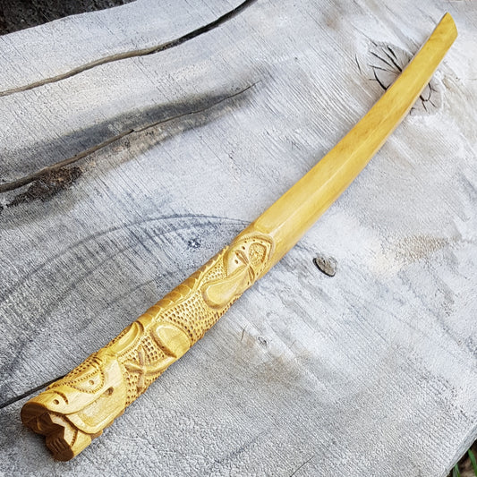 Bokken Deluxe Dragon 102 (40,1") см - Айкідо, Кендзюцу - Robinia Wood