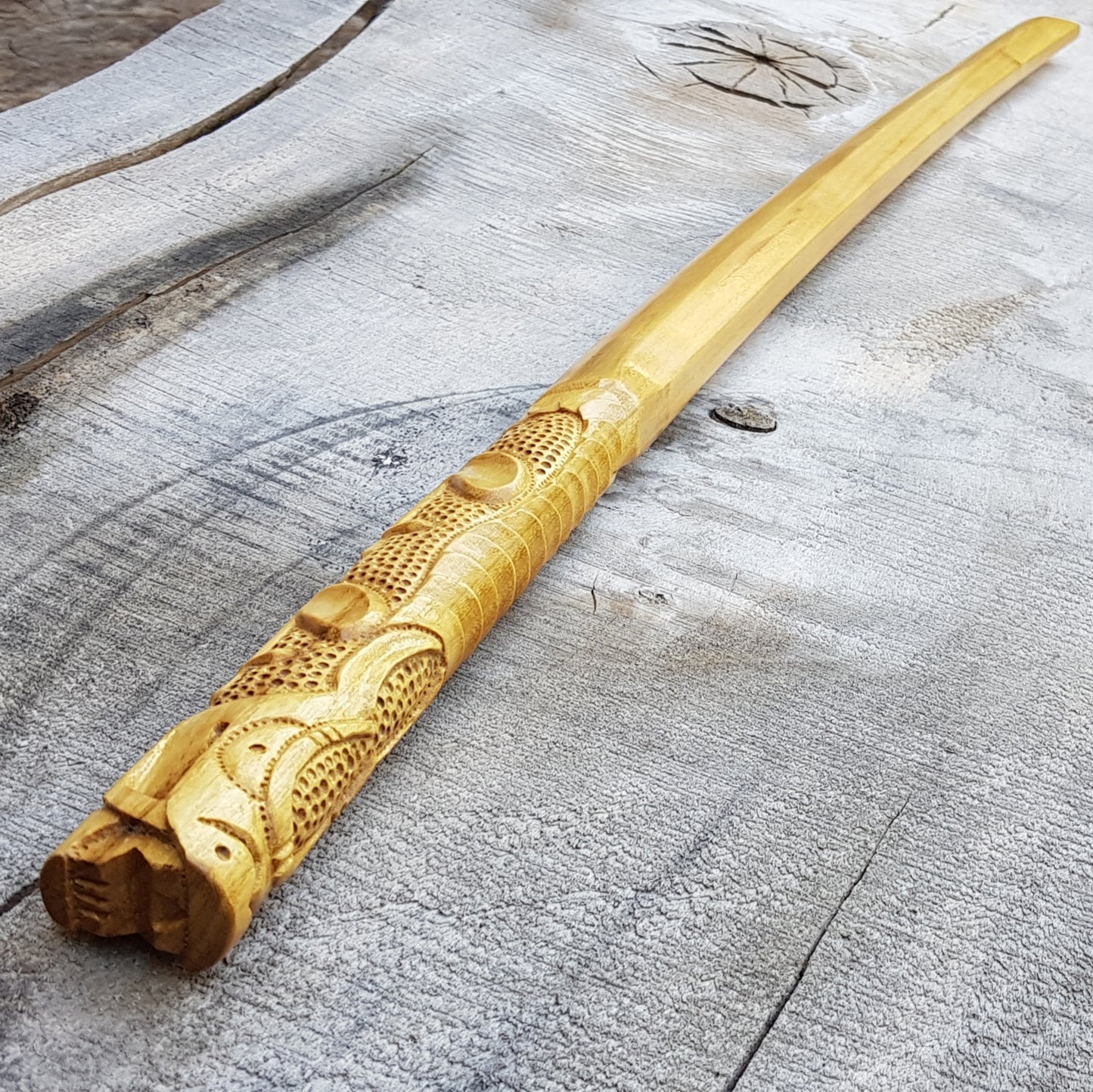 Bokken Deluxe Dragon 102 (40,1") см - Айкідо, Кендзюцу - Robinia Wood