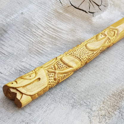Bokken Deluxe Dragon 102 (40,1") см - Айкідо, Кендзюцу - Robinia Wood