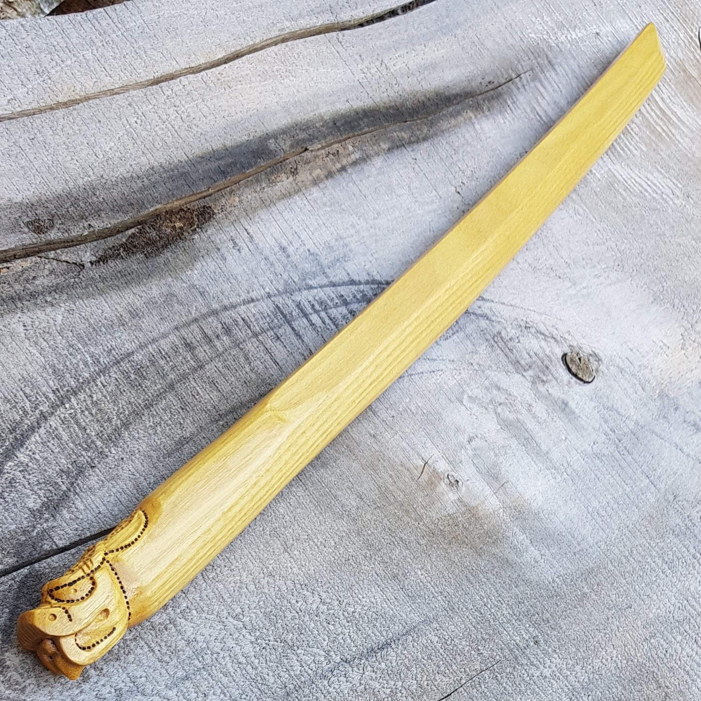 Wakizashi Deluxe Dragon- Japanese Small Wooden Sword 68 cm (27") - Robinia
