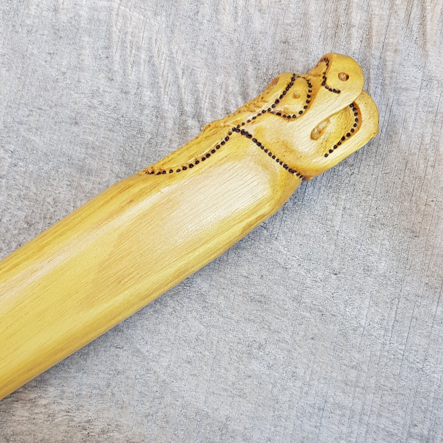 Wakizashi Deluxe Dragon- Japanese Small Wooden Sword 68 cm (27") - Robinia